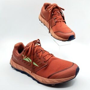 Altra Superior 5 Terracotta Red Black Trail-Running Sneakers Men’s Size 10